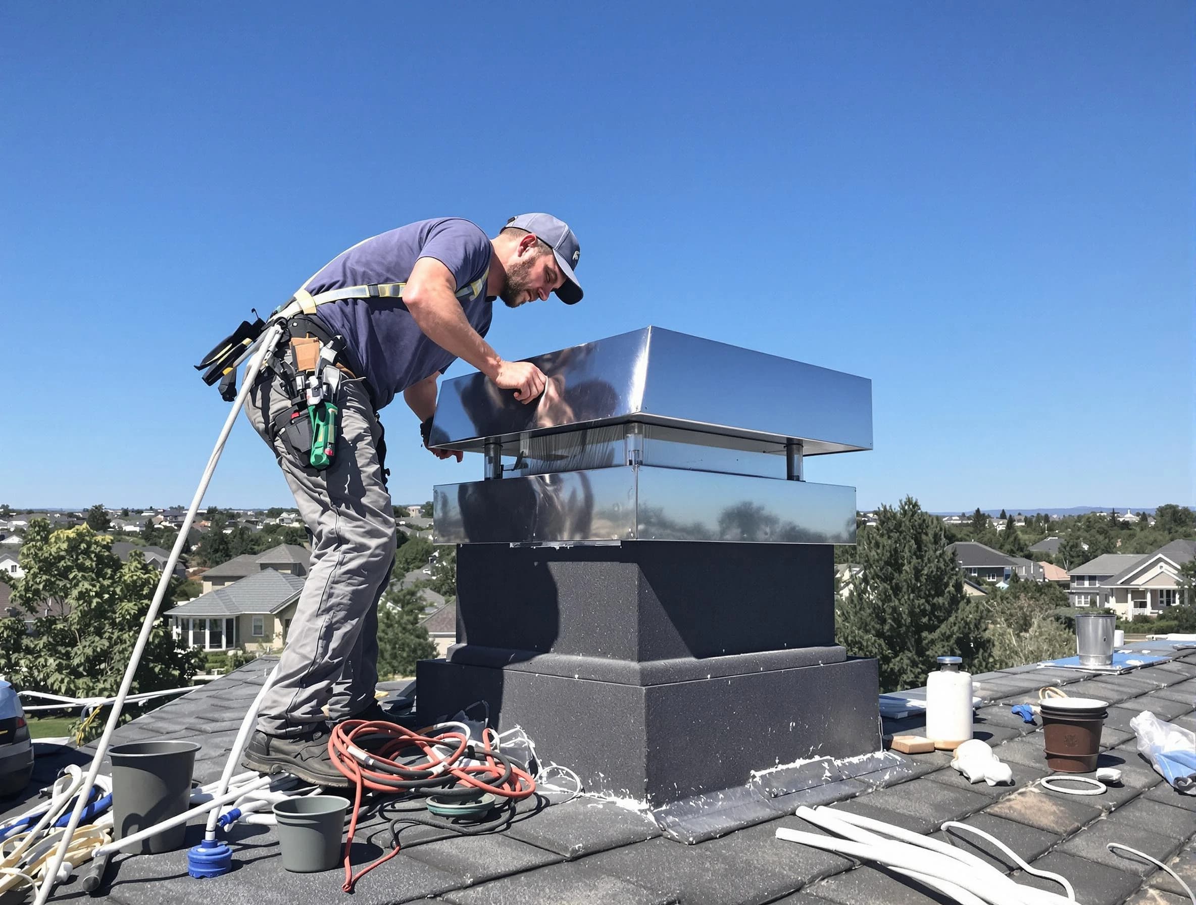 Chimney Cap Services service in Midwest City, OK